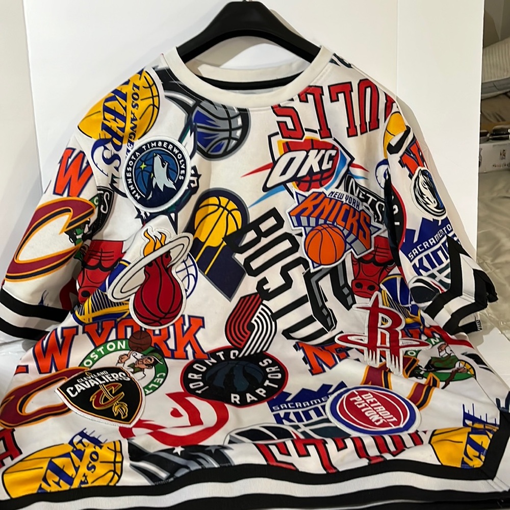 NBA multi team Jersey size XLARGE